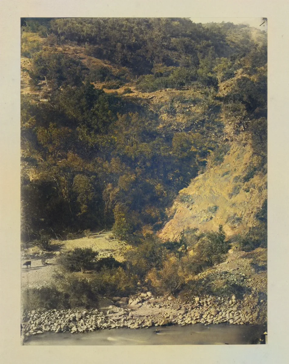 Vista de una ladera, Machalí, 1868 — 1865 | Chile de Ayer