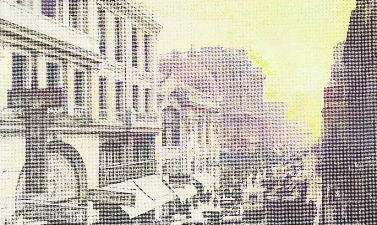 Ahumada y Agustinas en la década de 1920 — 1920 | Chile de Ayer