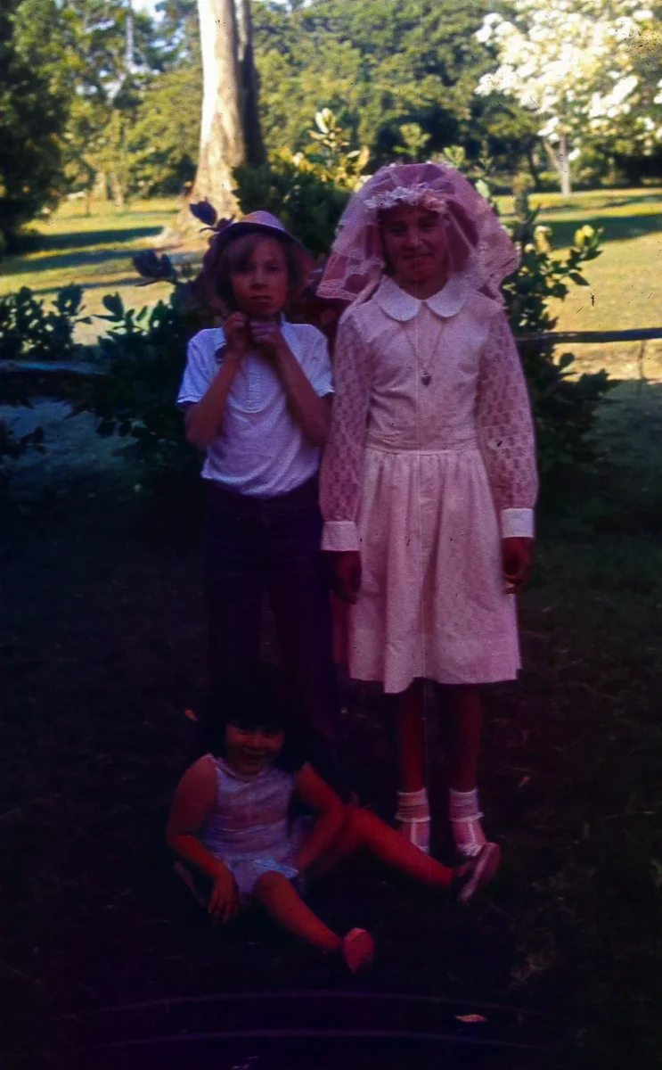 Niños en ceremonia, Longaví 1978 — 1978 | Chile de Ayer