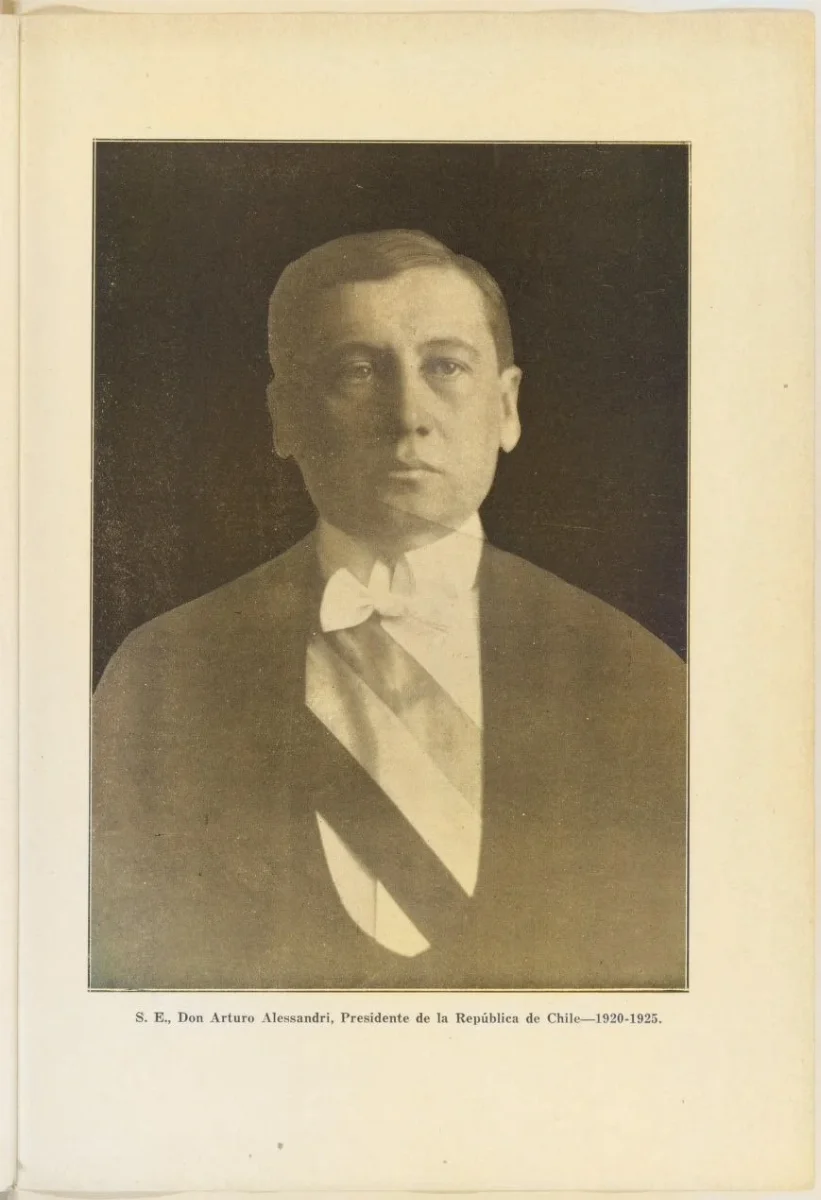 S.E Don Arturo Alessandri - Pdte. de Chile 1920-1925 — 1924 | Chile de Ayer