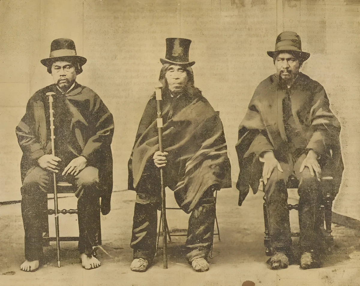 Lonkos Mapuches en el Diario Illustrado — 1902 | Chile de Ayer