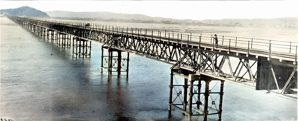 Puente Bio Bio 1901 — Concepción — 1901 | Chile de Ayer