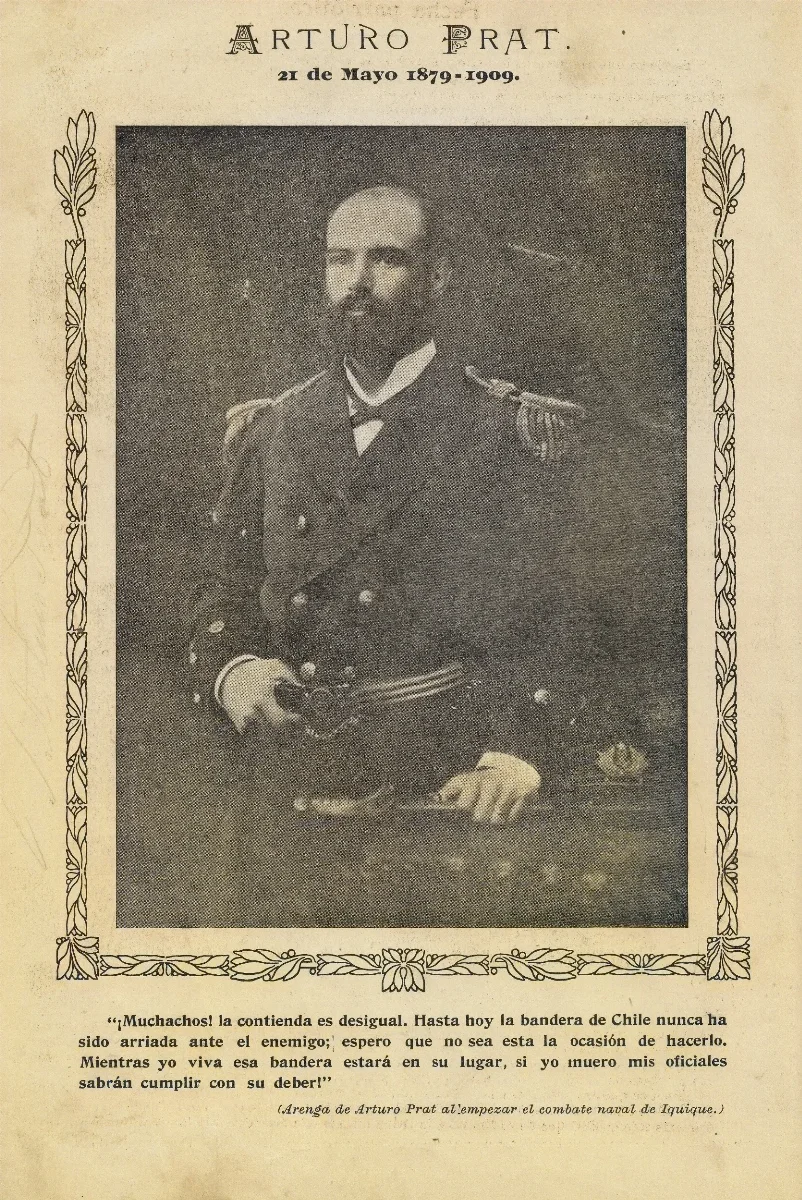 Arturo-Prat-Chacón — 1909 | Chile de Ayer