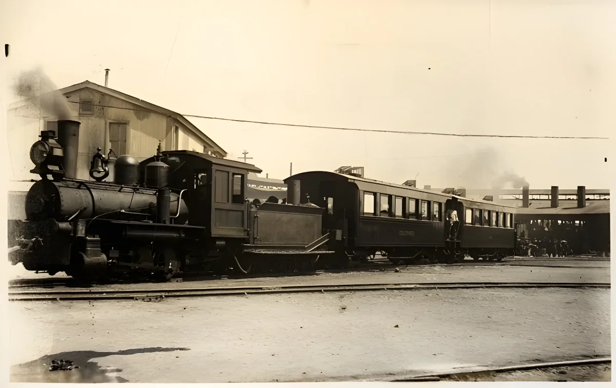 Ferrocarril de la Braden Cooper Company — 1923 | Chile de Ayer