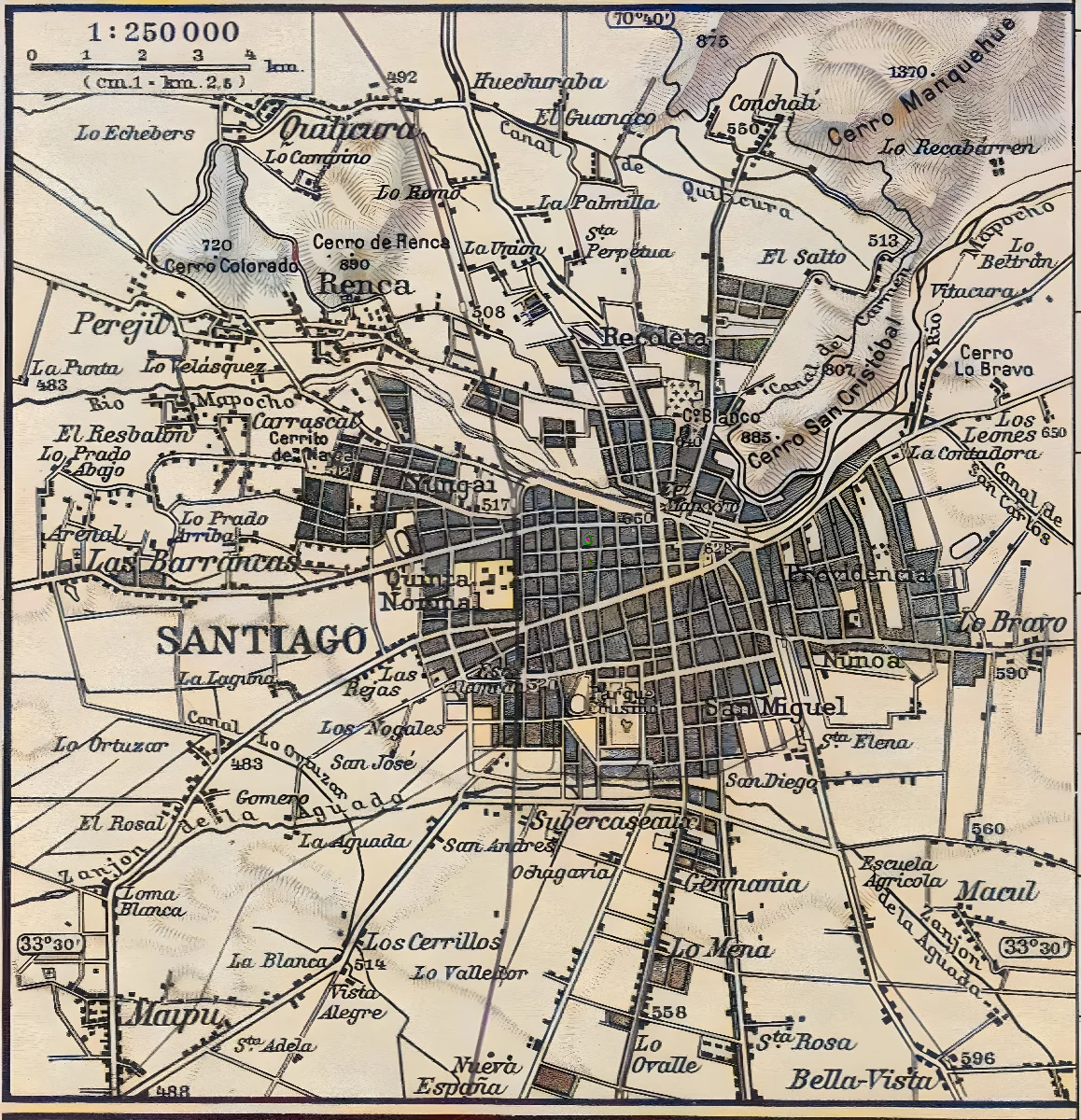 Santiago1929 — Santiago — 1929 | Chile de Ayer