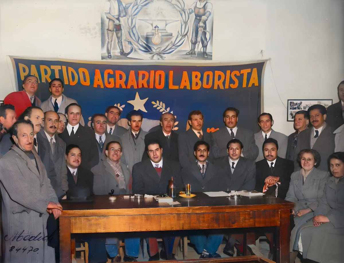Fusión del Partido Agrario Laborista — 1945 | Chile de Ayer
