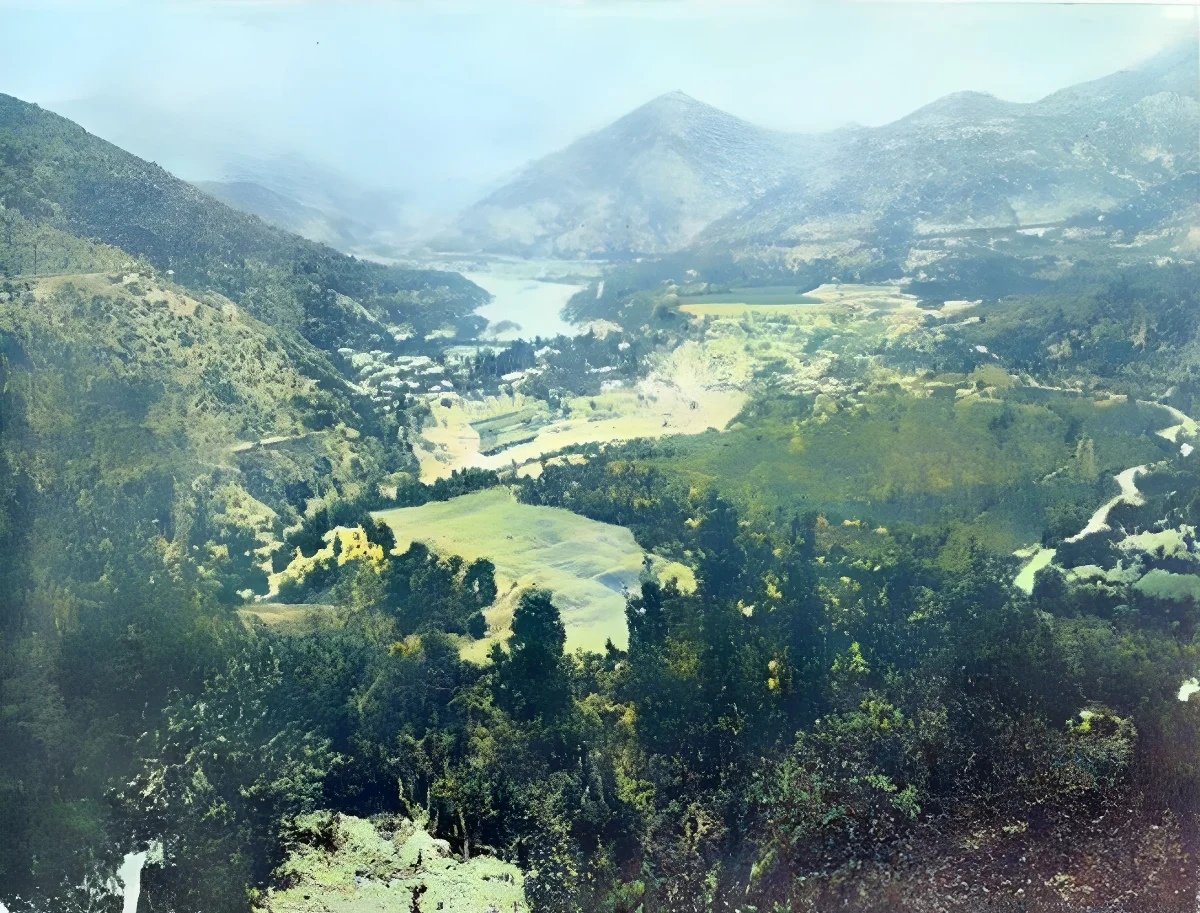 Río Cachapoal (1942) — 1942 | Chile de Ayer