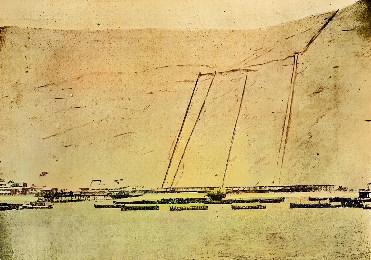 Vista general de los planos inclinados de Caleta Buena, Sucesos, 1902-09-13 (4) — 1902 | Chile de Ayer