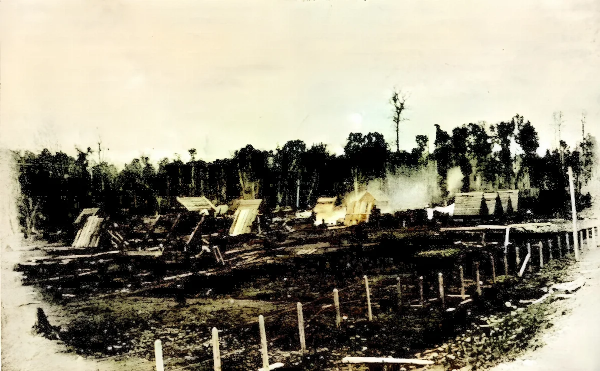Colonos Boers en Gorbea 1903 — Temuco — 1903 | Chile de Ayer
