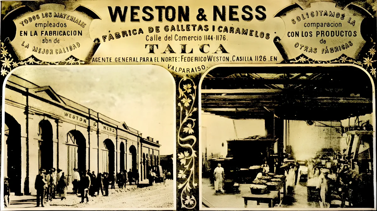 Fabrica de Galletas y Caramelos de Talca 1903 — 1903 | Chile de Ayer