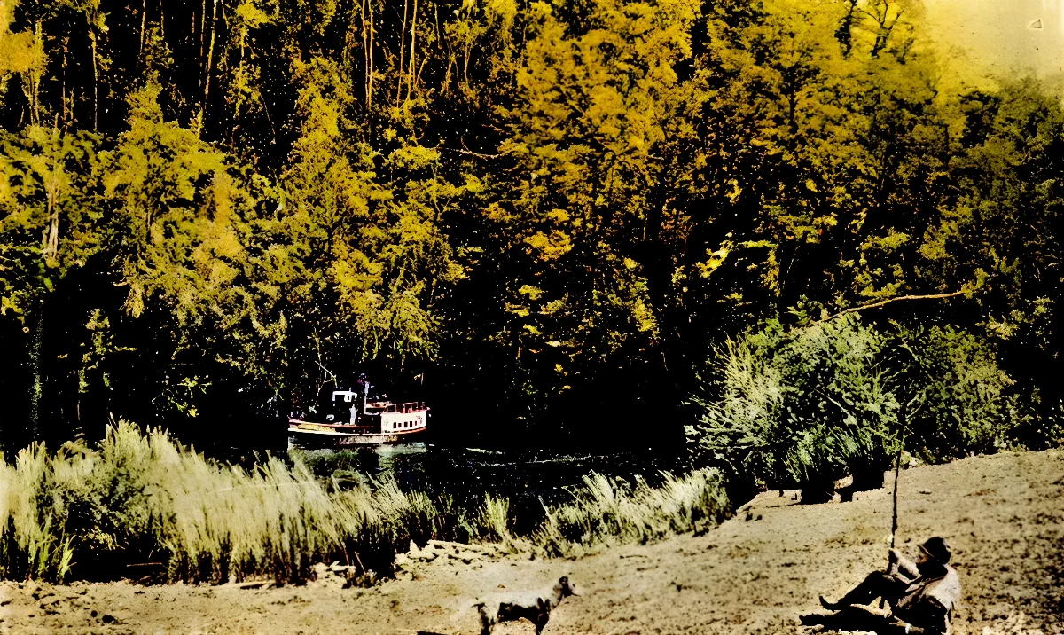 Rio Futa - Valdivia 1903 — Valdivia — 1903 | Chile de Ayer