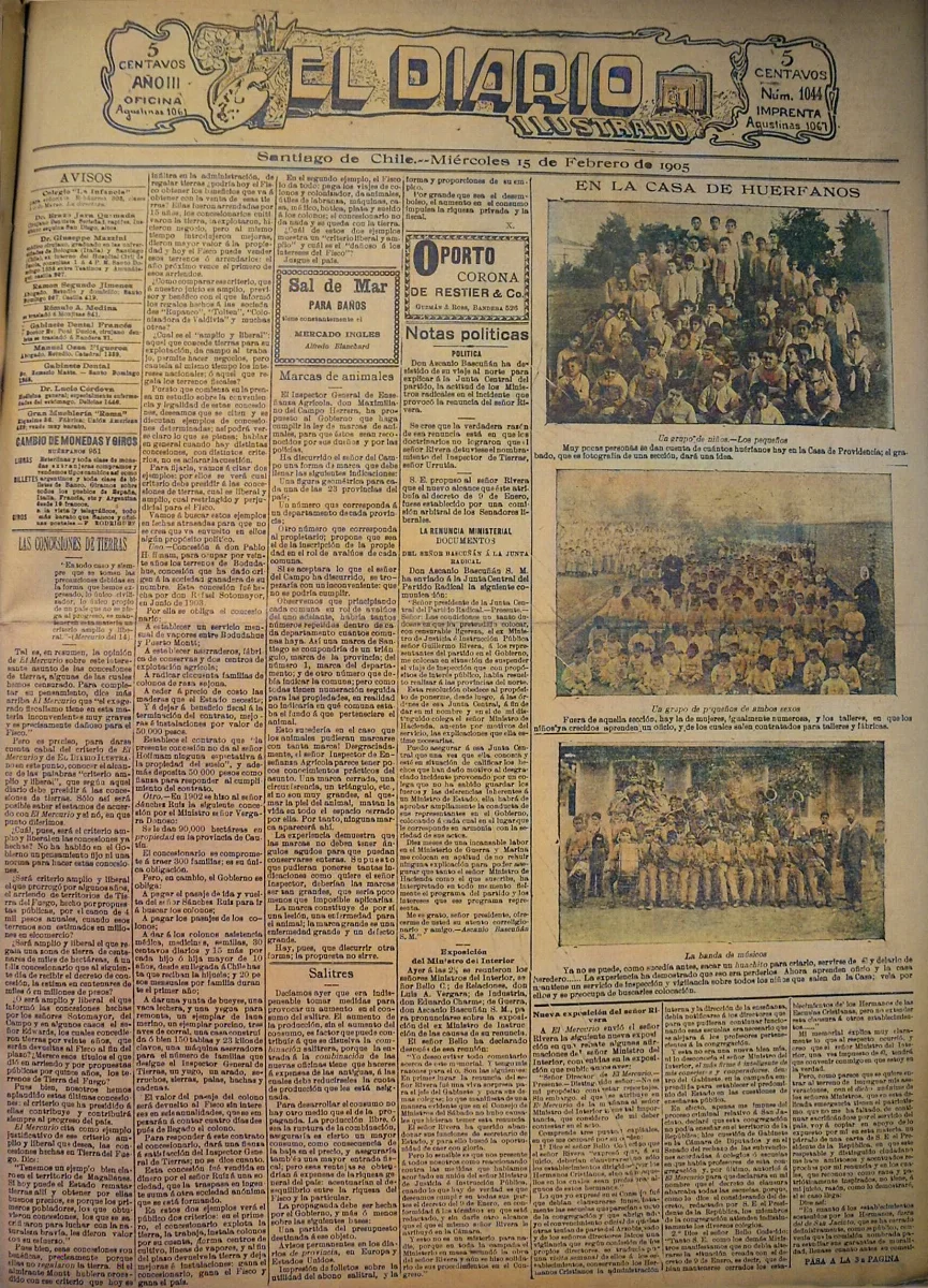 Diario Ilustrado, 15 febrero 1905 — 1905 | Chile de Ayer