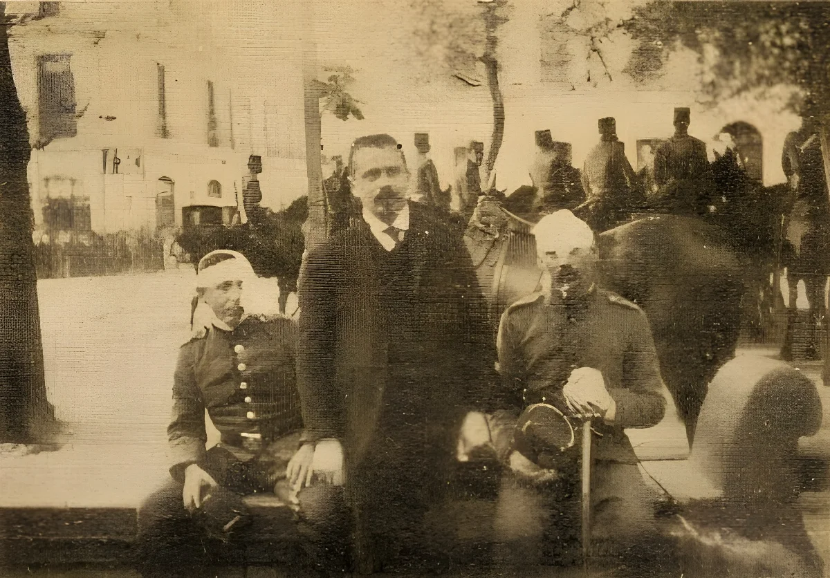 Heridos en el mitin de la carne — 1905 | Chile de Ayer