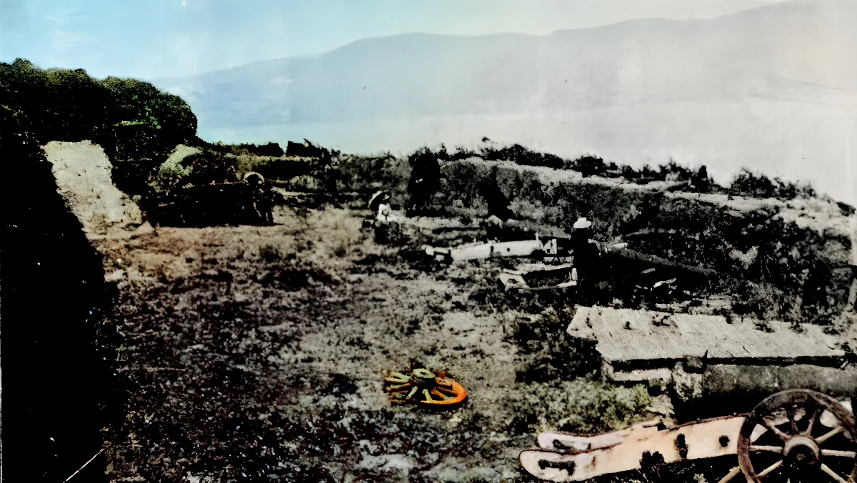 Ruinas del Fuerte de Niebla 1903 — 1903 | Chile de Ayer