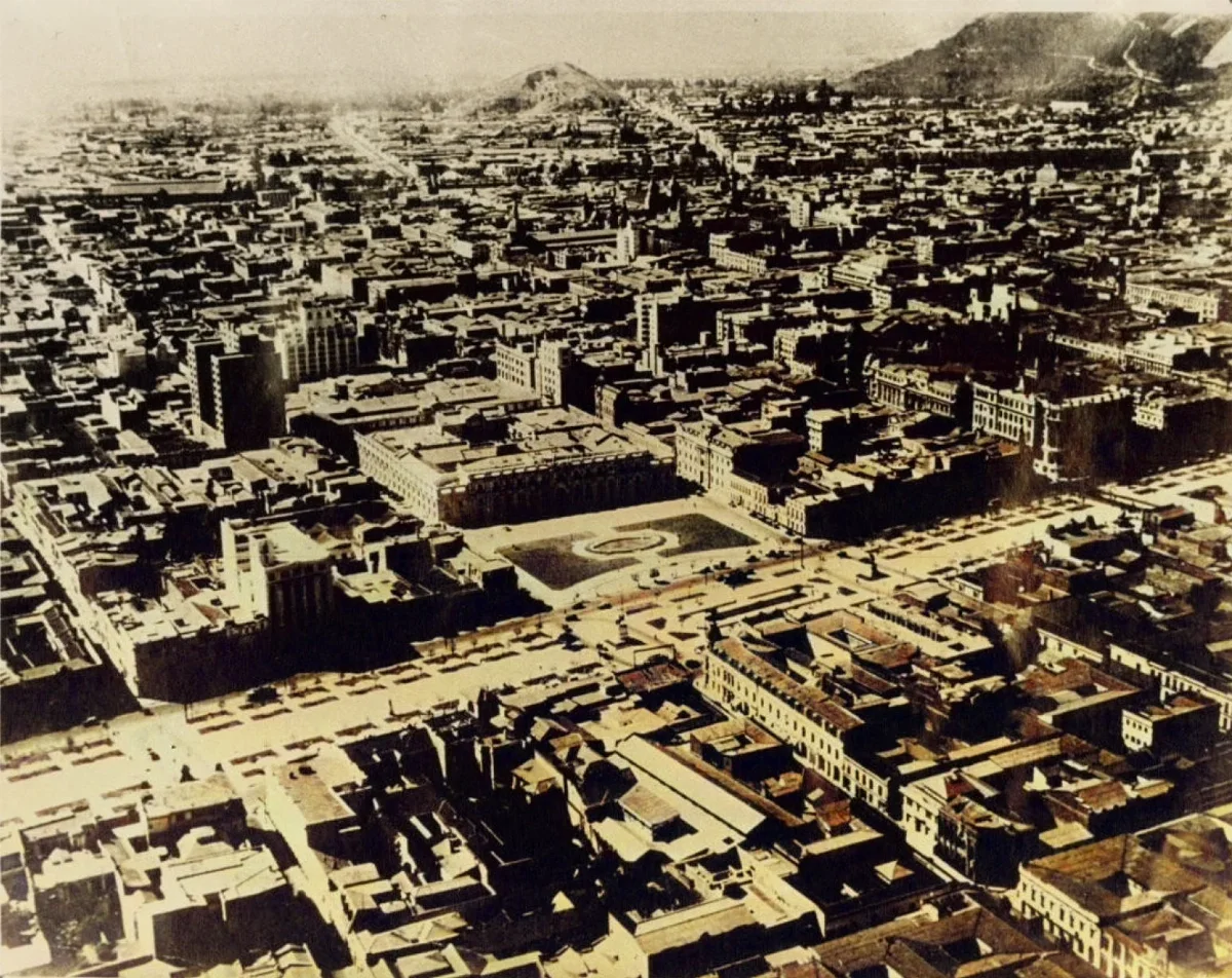 Santiago du Chili -vue générale — 1932 | Chile de Ayer