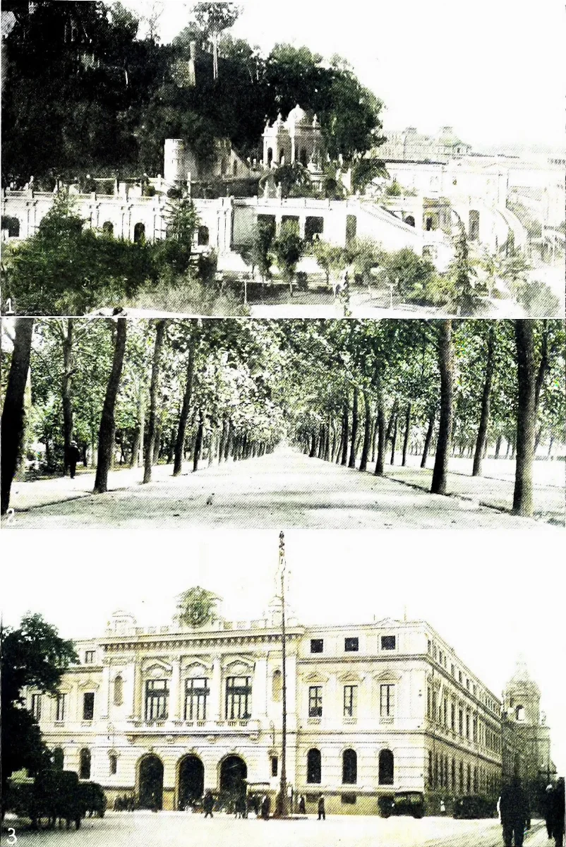 Cerro Santa Lucía, del libro Chile Today and Tomorrow, 1922 — aprox. 1884–1930 | Chile de Ayer
