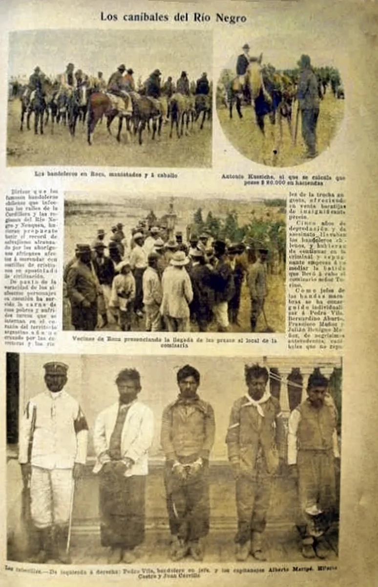 Los canibales del Rio Negro (1910) — Temuco — 1910 | Chile de Ayer