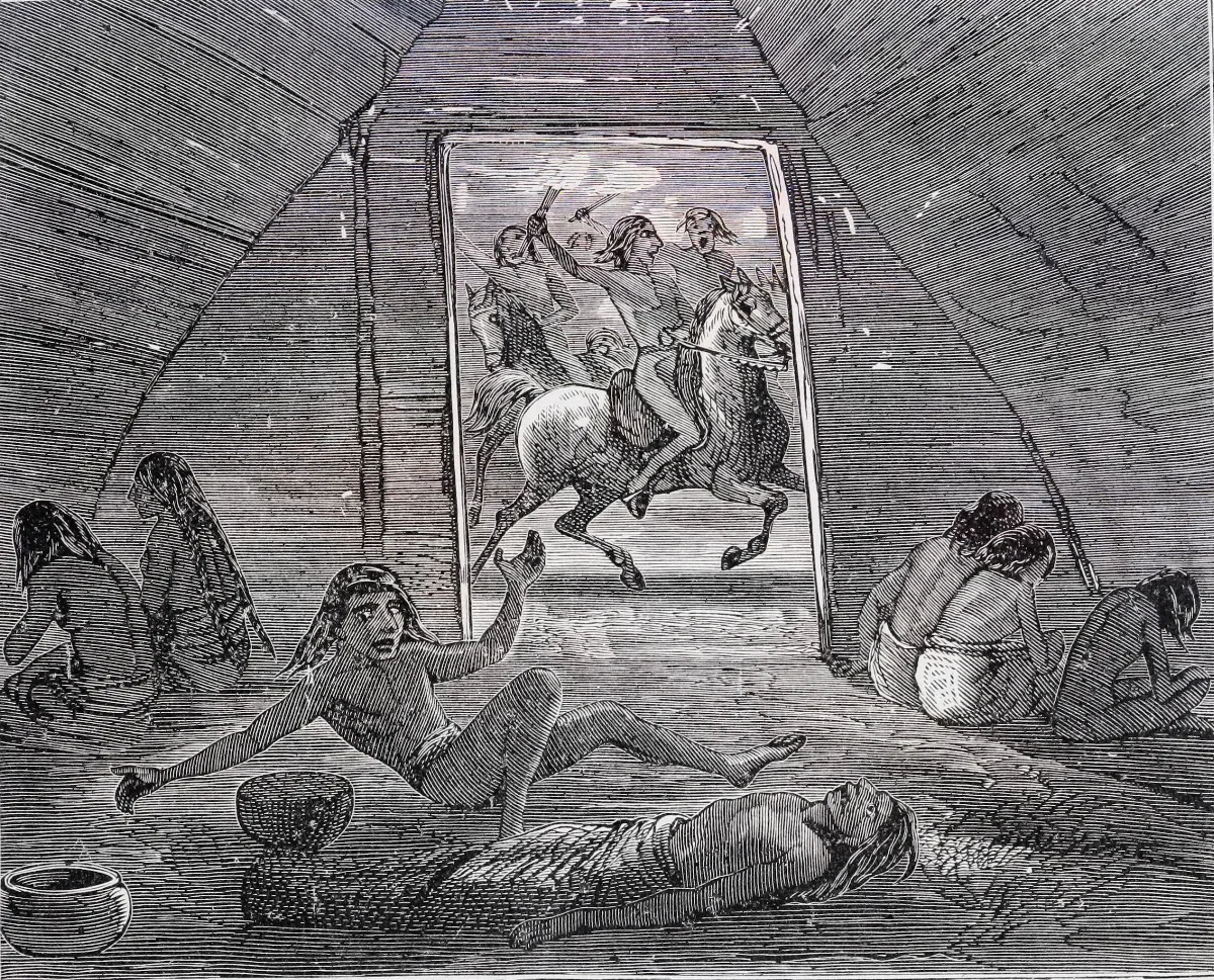 Mapuche medicine — Temuco — 1871 | Chile de Ayer