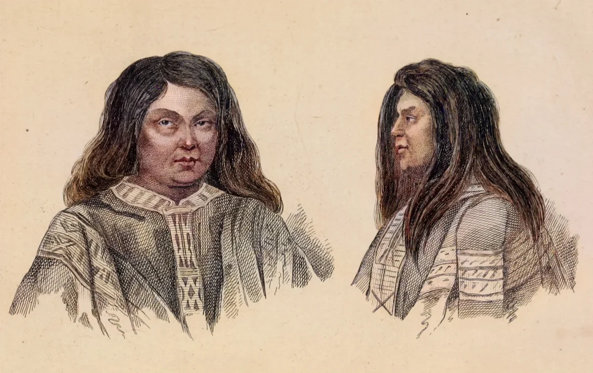 Retrato de Araucanos (1839) — Temuco — 1839 | Chile de Ayer
