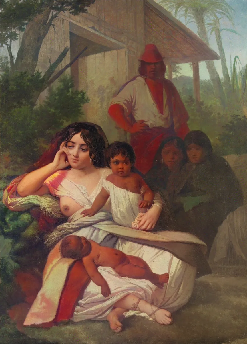 Elisa Bravo por Monvoisin — Temuco — 1859 | Chile de Ayer