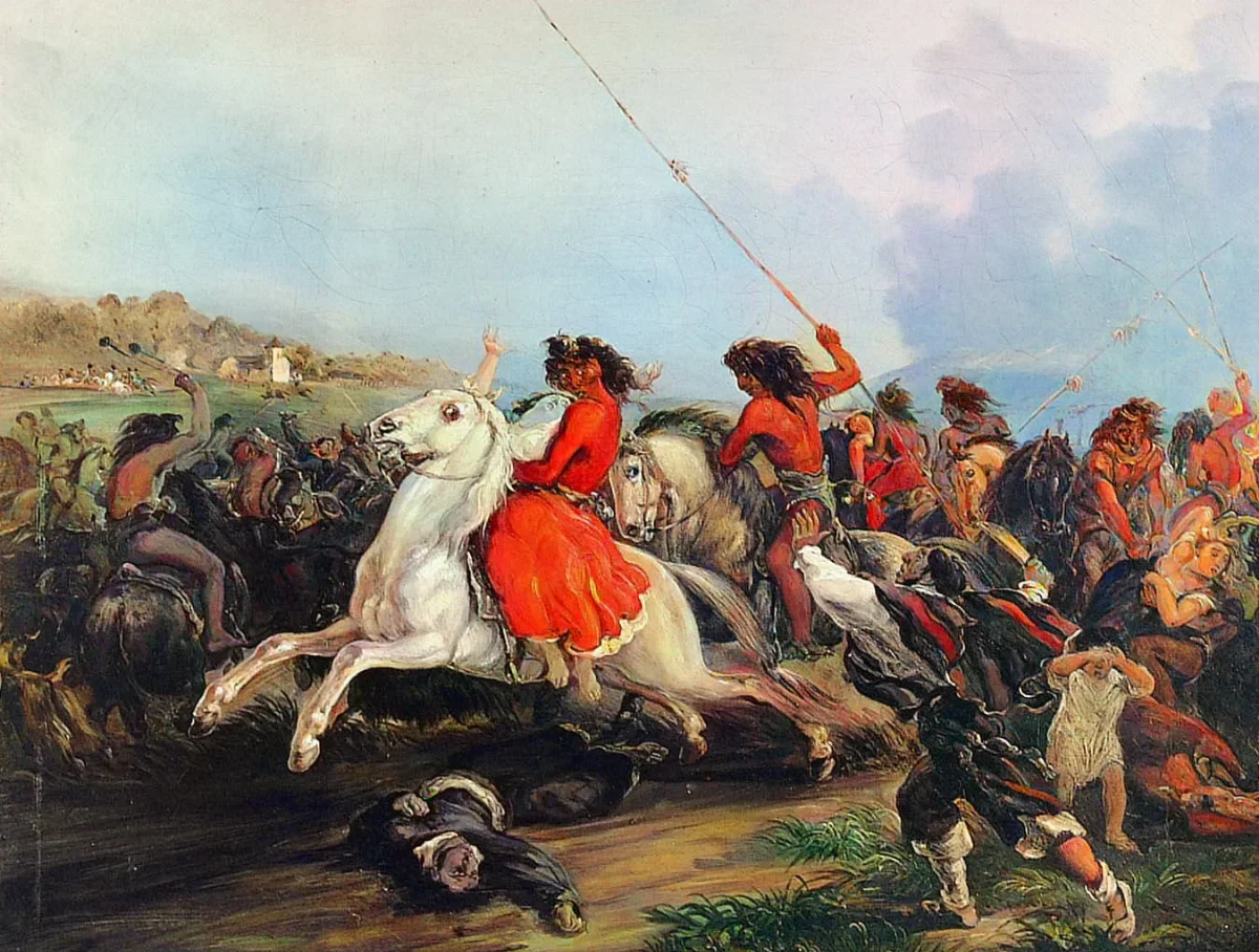 Mauricio rugendas - el malon — Temuco — 1845 | Chile de Ayer