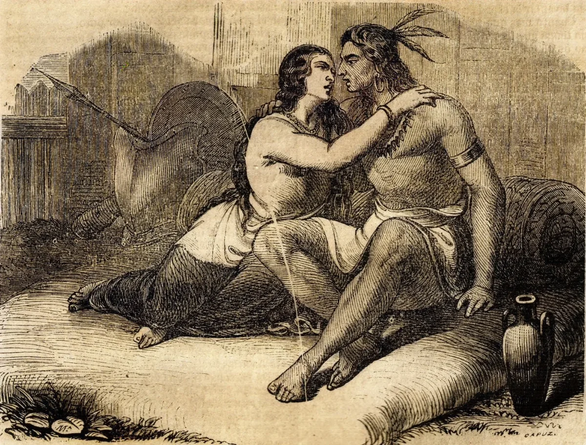 Lautaro y Guacolda — 1884 | Chile de Ayer