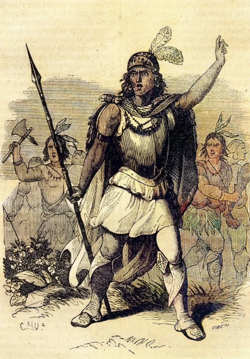 Lautaro La Araucana — 1852 | Chile de Ayer