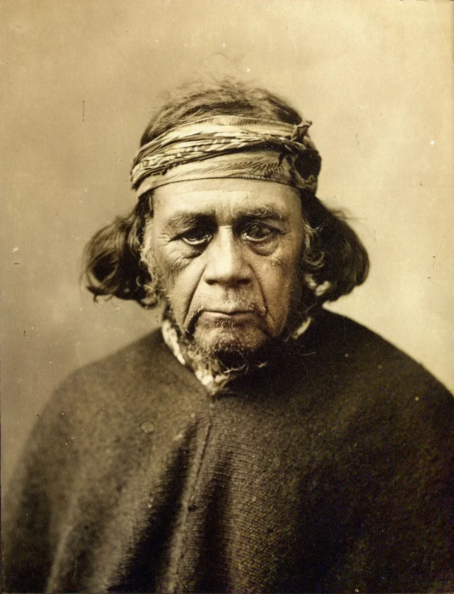 Retrato de hombre mapuche — 1906 | Chile de Ayer