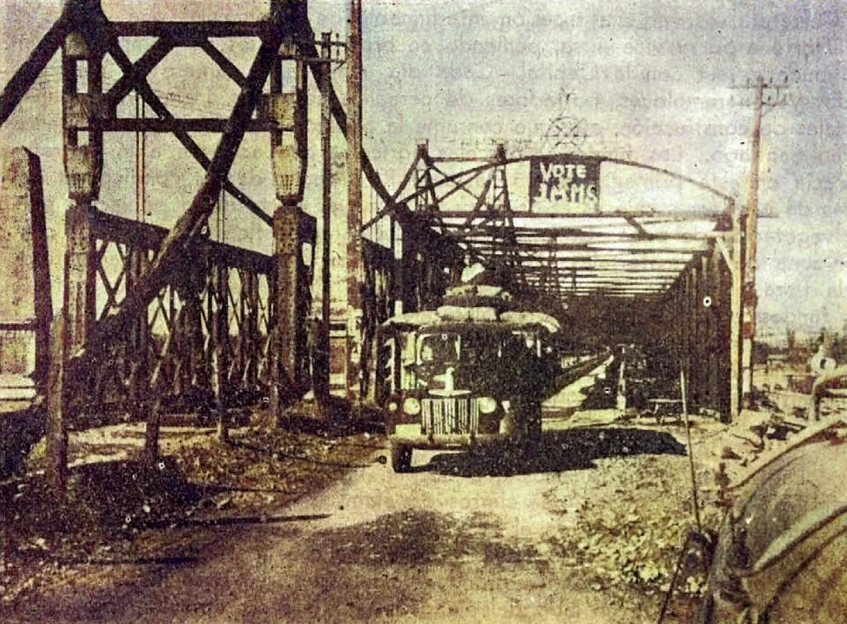 Puente Maule ca 1953 — 1953 | Chile de Ayer