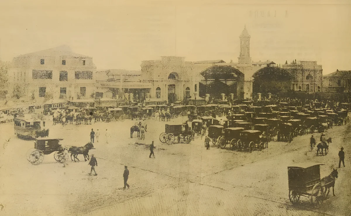 Antigua Estacion Central, Santiago de Chile — Santiago — 1898 | Chile de Ayer