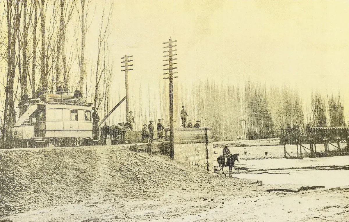 Tranvía de Limache, The Chilian Times, 1898-07-09 (1532) — 1898 | Chile de Ayer