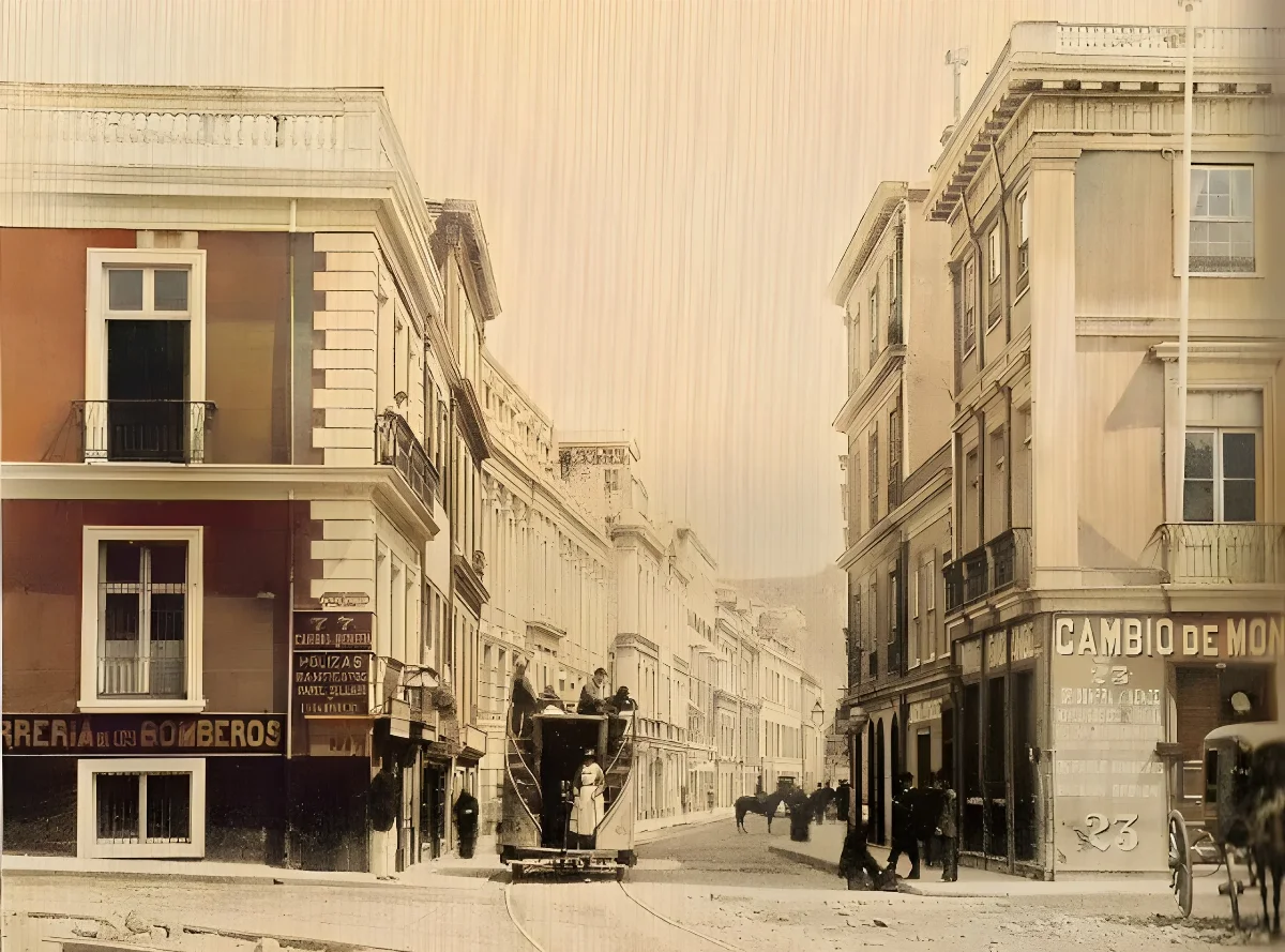 COCHRANE PLAZA ADUANA 1862 — 1862 | Chile de Ayer