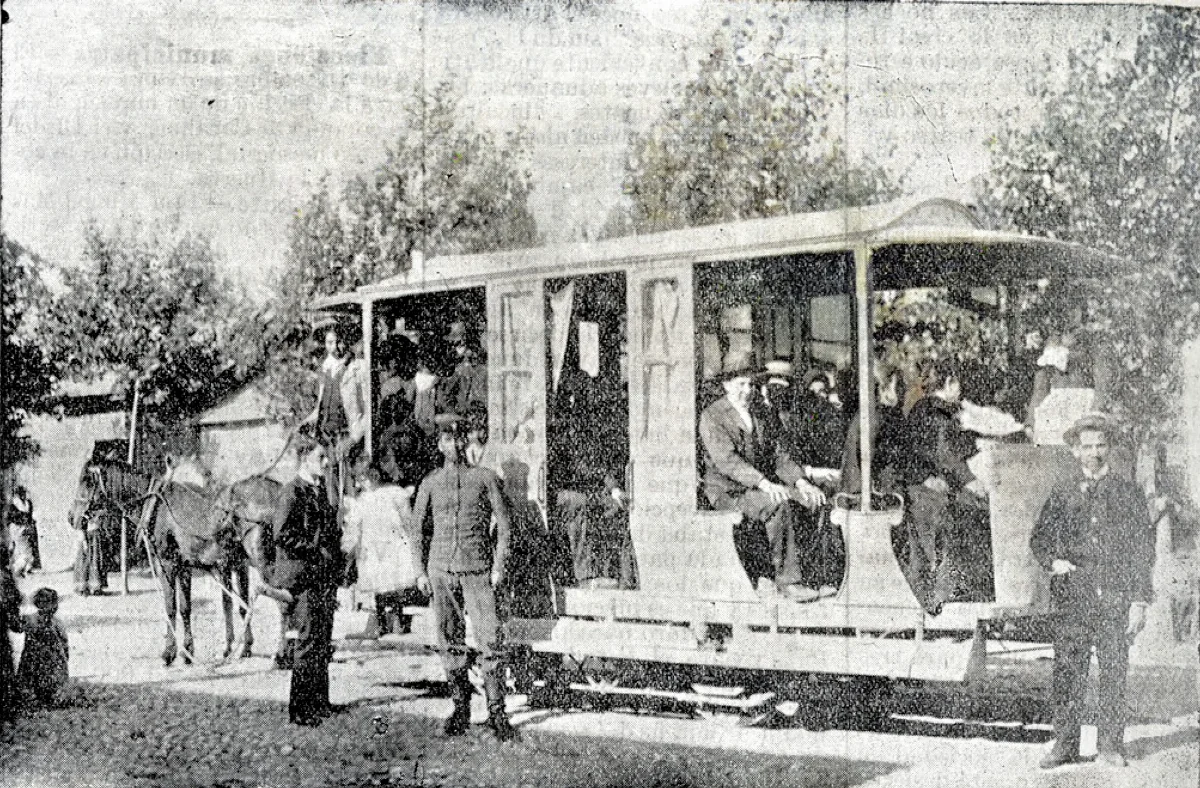 Tranvia Ferrocarril de San Miguel (1903) — Santiago — 1903 | Chile de Ayer