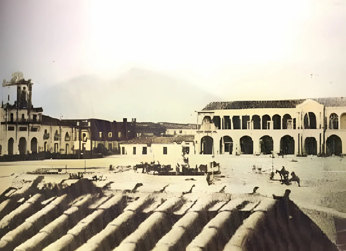 Plaza de Armas de Santiago de Chile en 1850 — aprox. 1850 | Chile de Ayer