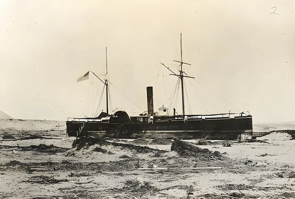 USS Wateree (1863) — Arica — 1868 | Chile de Ayer