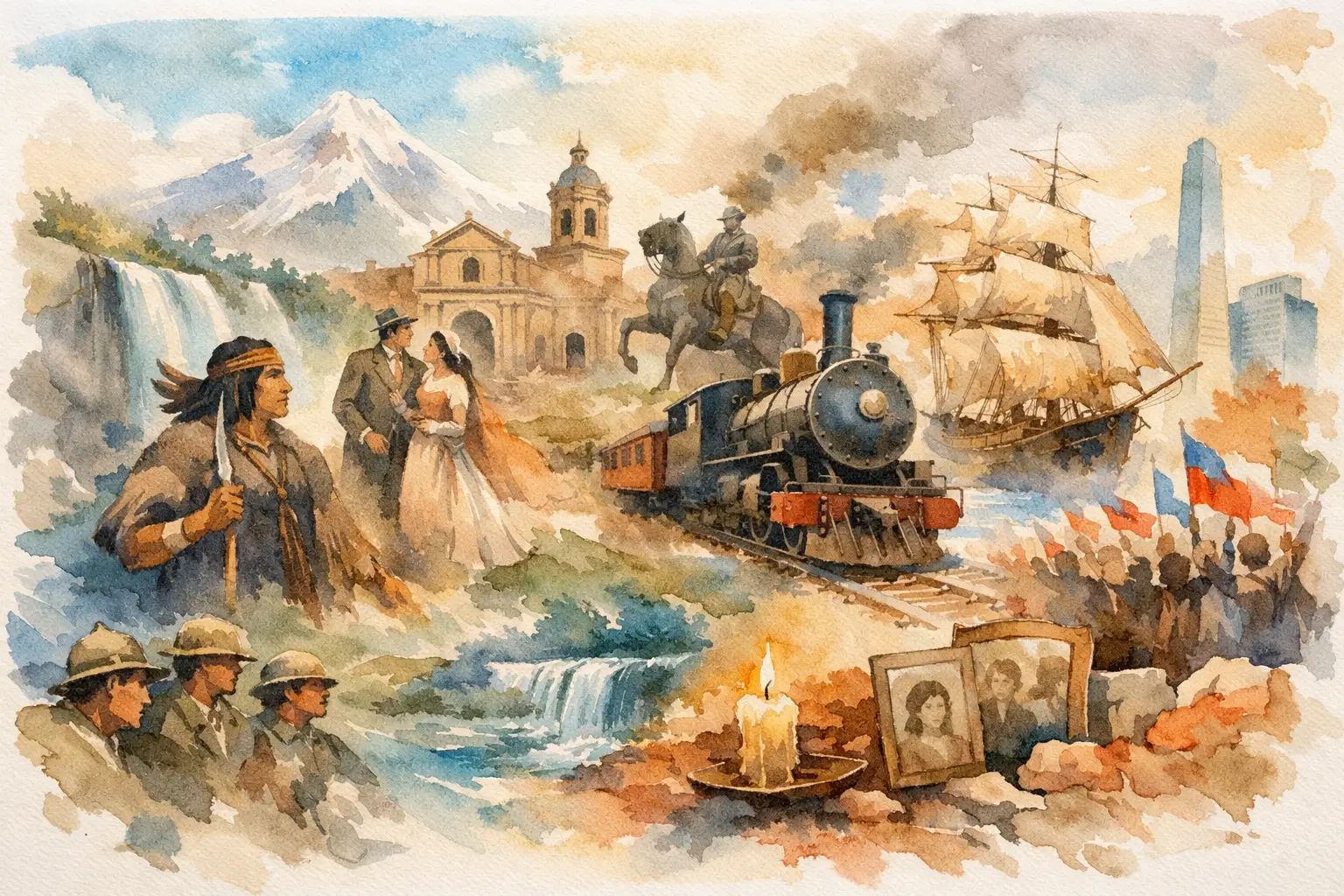 Memoria histórica de Chile visual