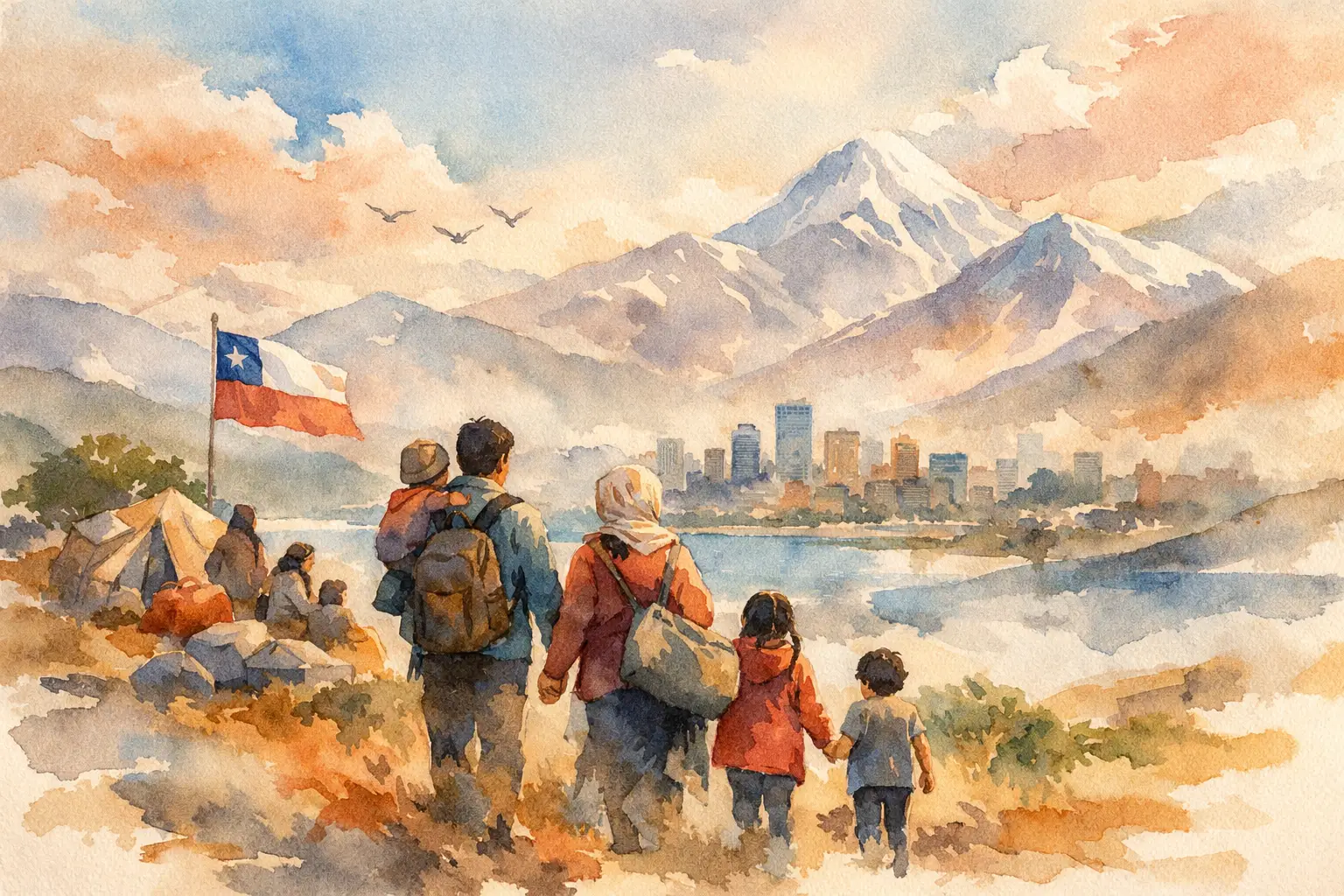 Familias migrantes en fotos chilenas