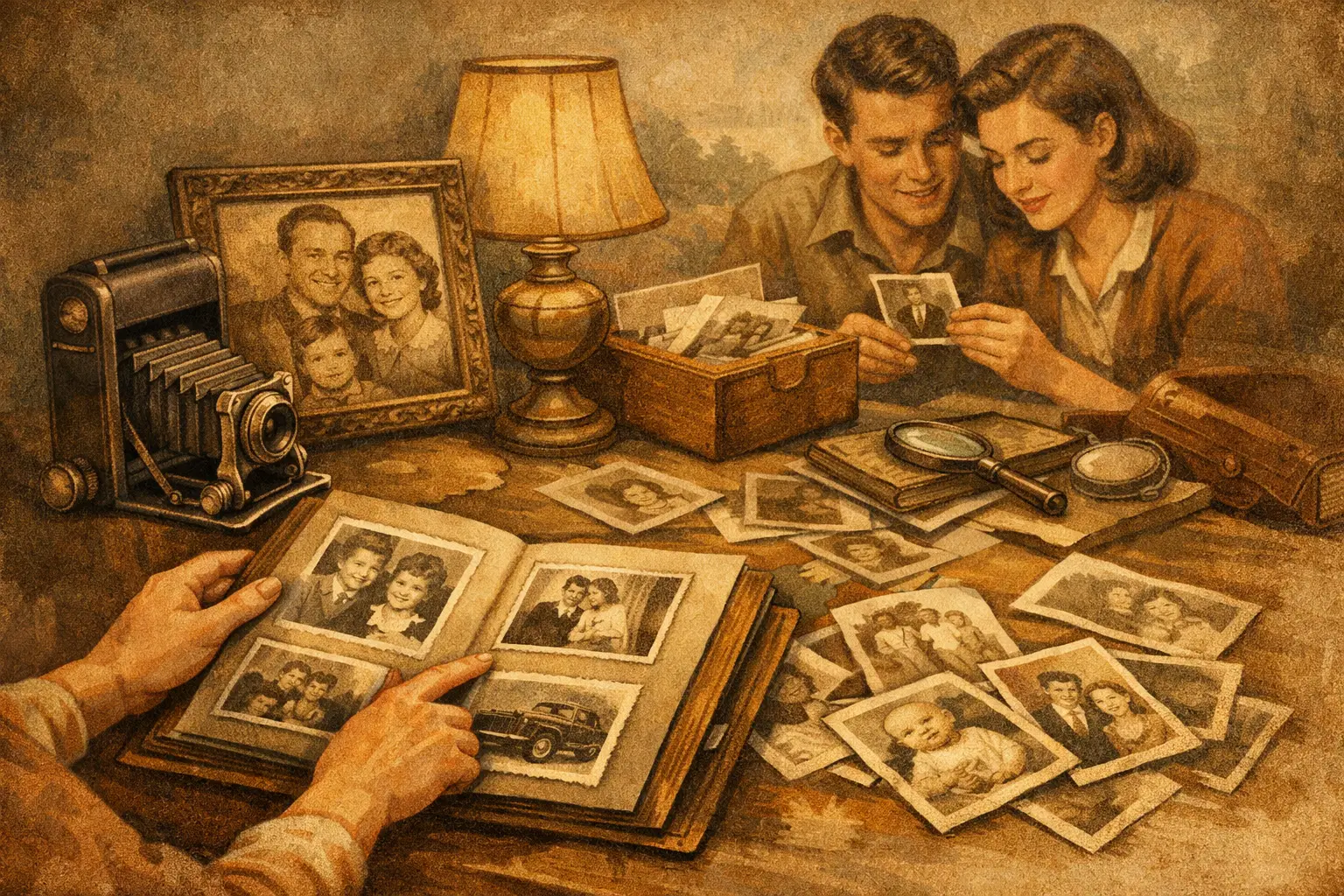 Cómo encontrar fotos antiguas familiares