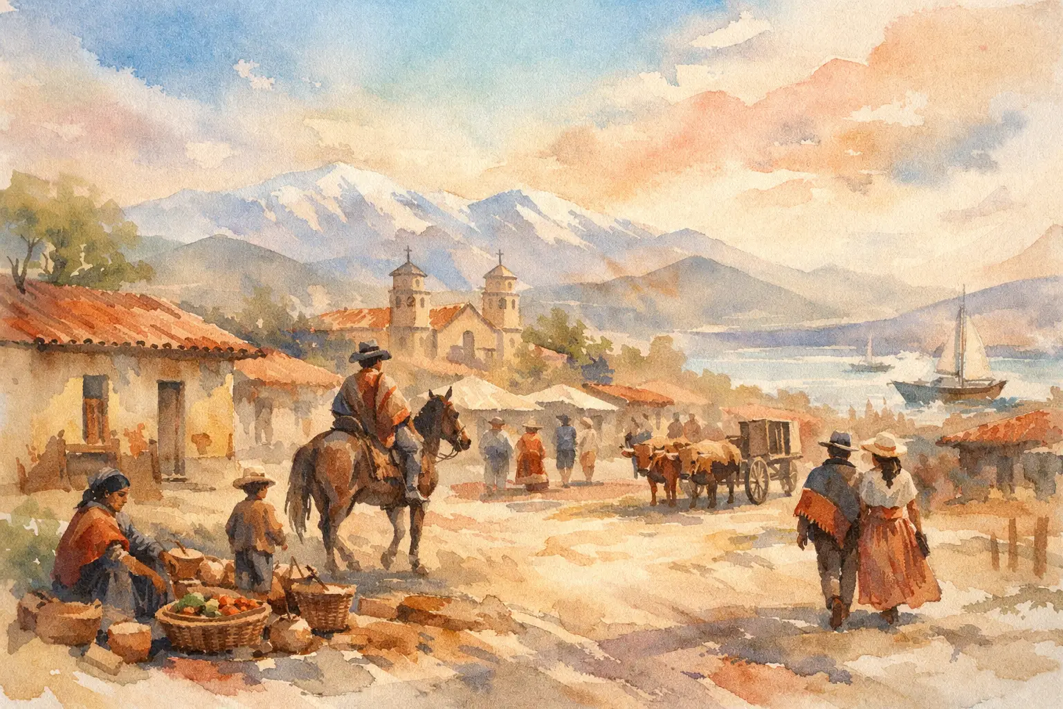 Vida cotidiana chilena antigua: cómo era