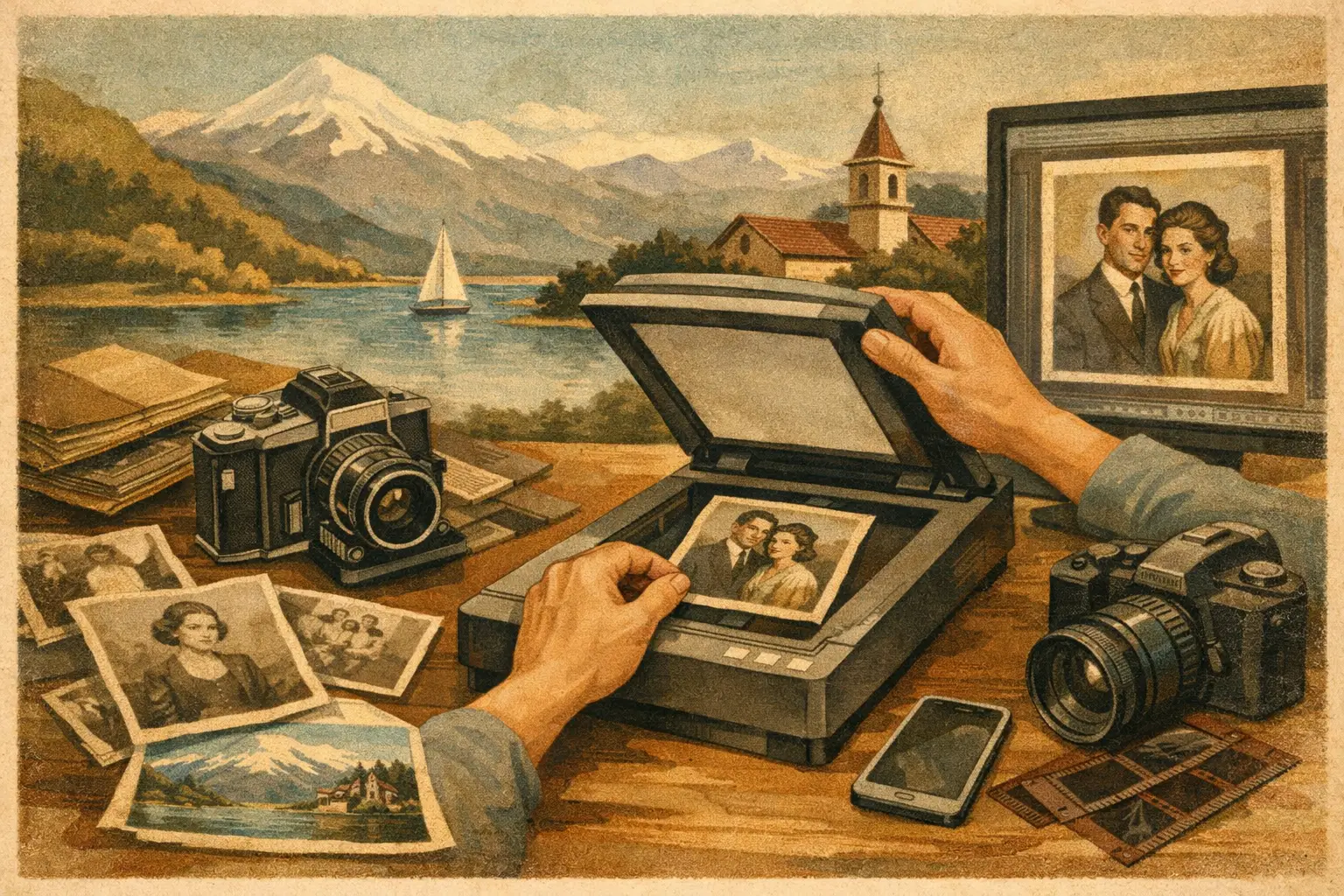 Cómo digitalizar fotos antiguas en Chile
