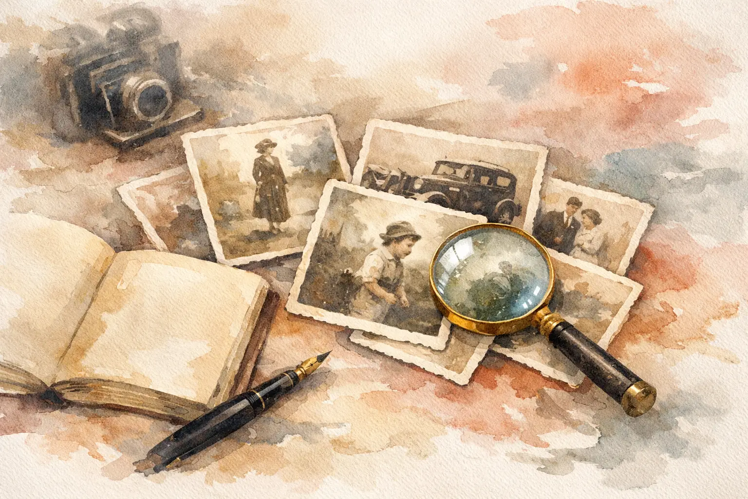 Cómo describir fotos antiguas para archivo