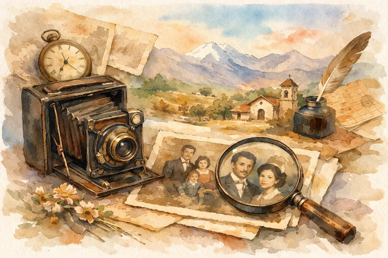 Cómo fechar una foto antigua chilena