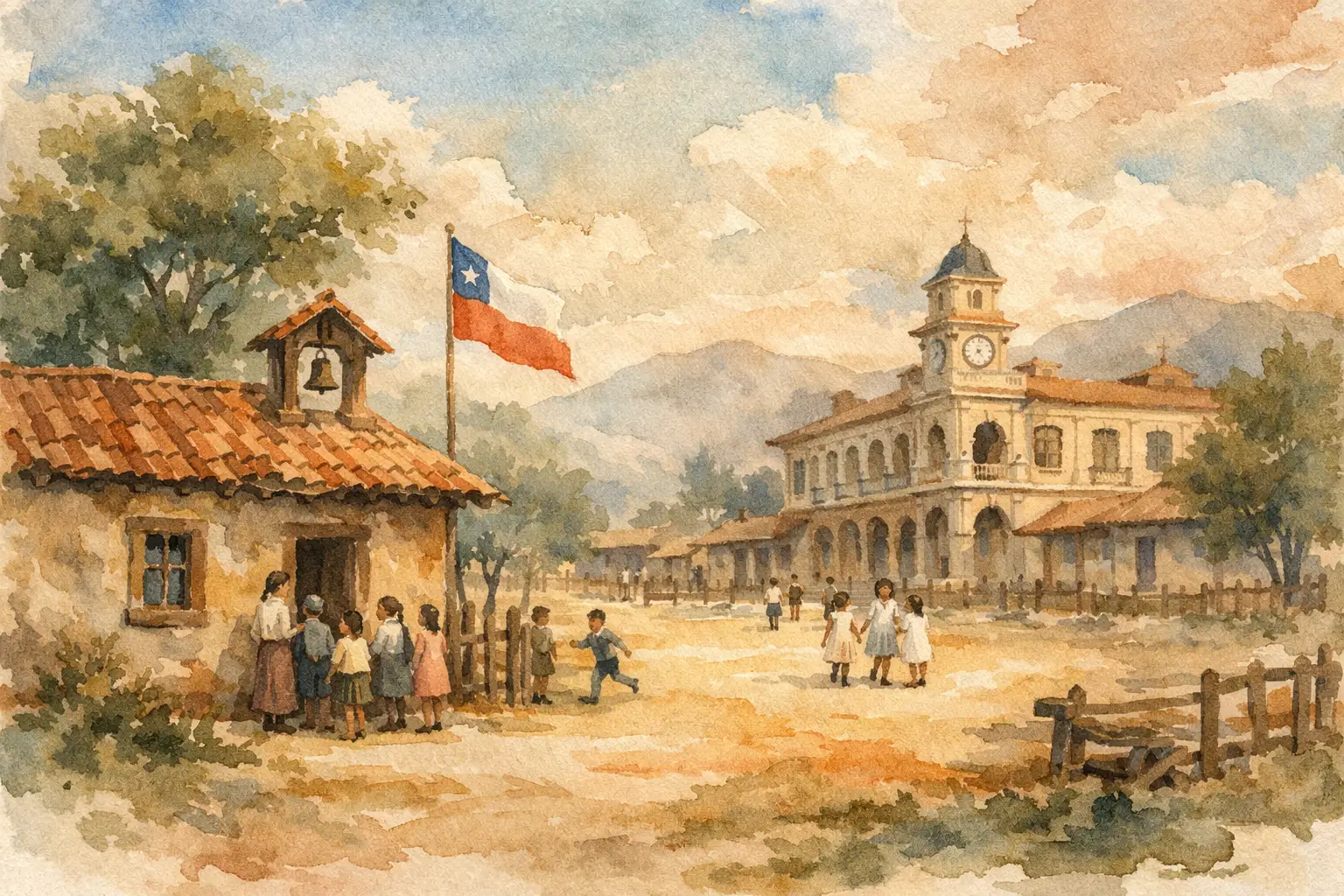 Escuelas antiguas de Chile en imágenes