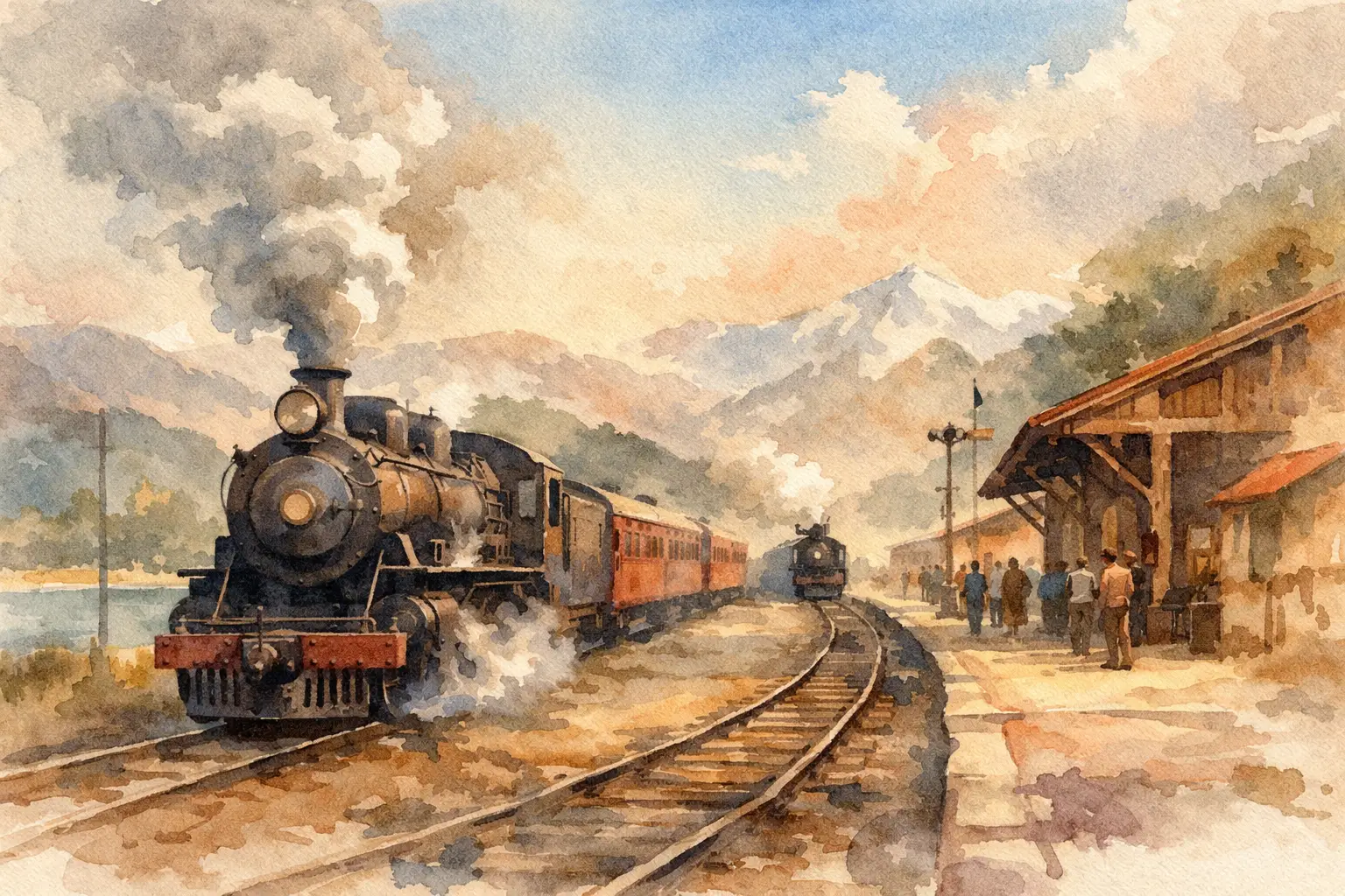 Ferrocarriles chilenos en fotografías históricas