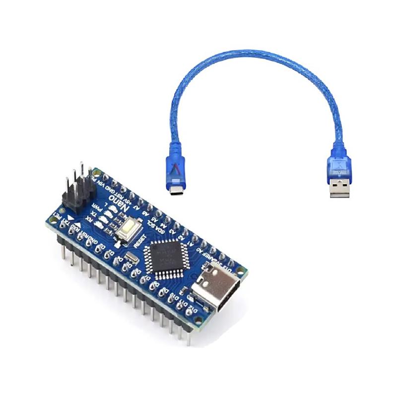 Arduino Nano V3 compatible ATmega328P con cable USB — foto 1