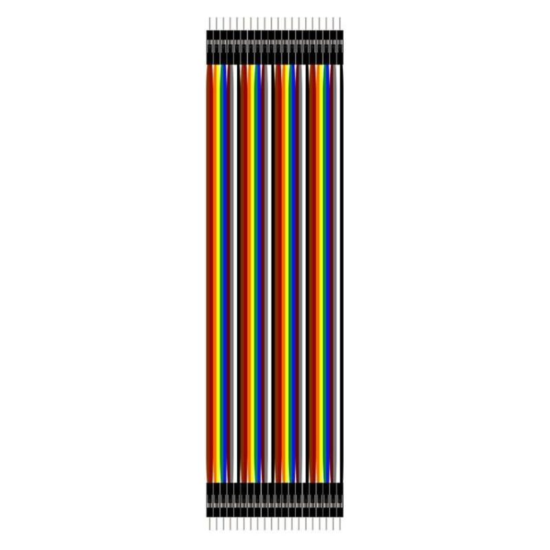 Cables jumper macho-macho 20 cm — pack de 20 — foto 1
