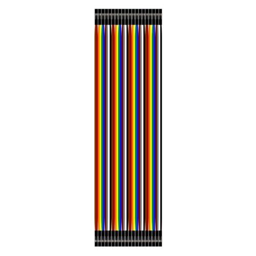 Cables jumper hembra-hembra 20 cm — pack de 20