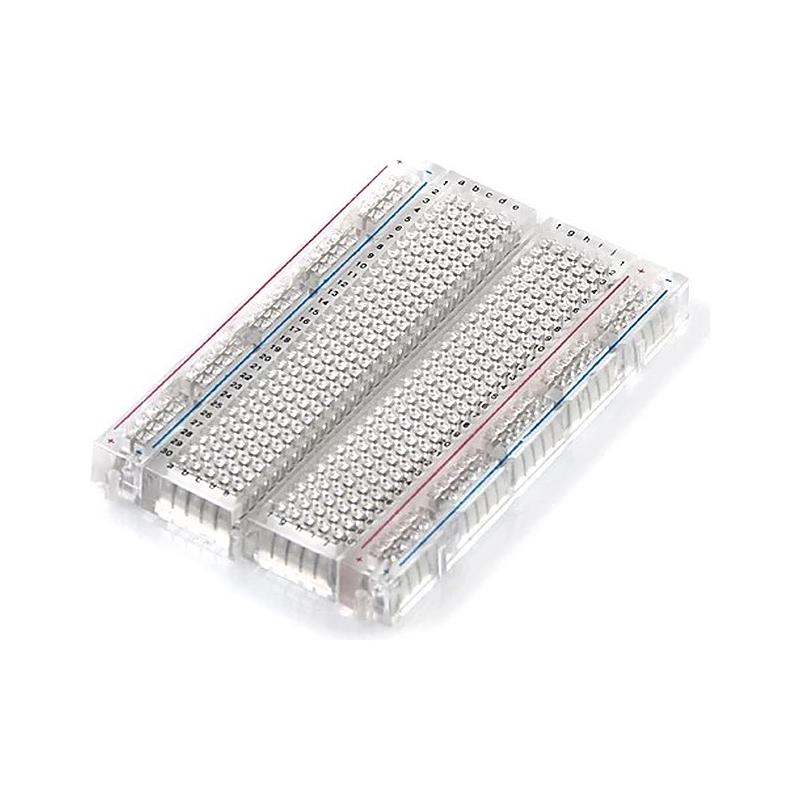 Mini protoboard 400 puntos con base adhesiva — foto 1