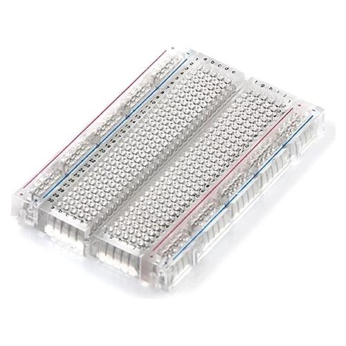 Mini protoboard 400 puntos con base adhesiva