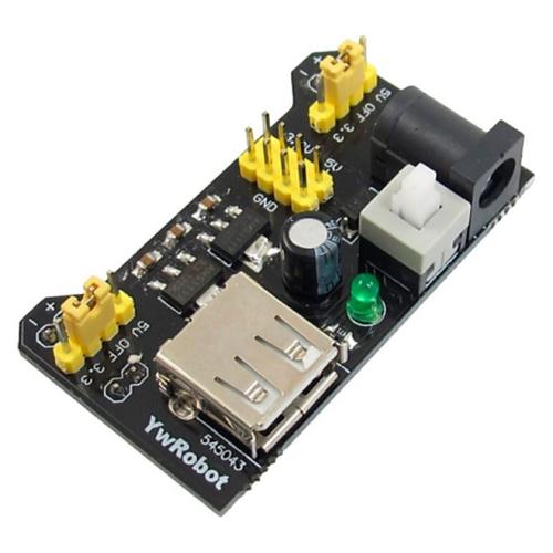 Fuente de poder para protoboard MB-102 3,3 V / 5 V